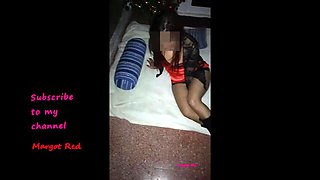 I Fuck My Beautiful Girlfriend in Front of the Fireplace. I Destroy Her Pink Pussy with My Big Dick. She Got Hurt