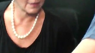 Rich Step-grandmother Pressure Step-grandson for Hard Cock