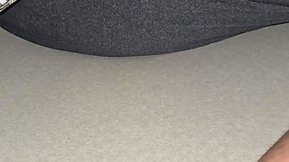 Step mom hand slip or not on step son dick without condom