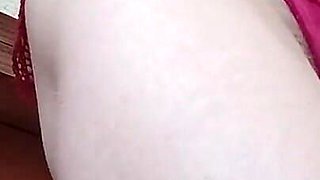 Schoolgirl in Red Panties Masturbates After School While Parents Are Not at Home