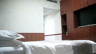 Blonde Asian Girl Licked Fingered Fucked On The Bed