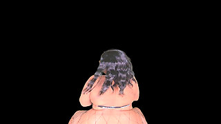 Chocolate Flavor - Black BBW Smoking & Fishnet Strip Dance