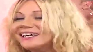 Light-Haired gal is constantly providing fellatios to random dudes and getting boinked in front of her colleague