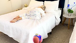 Step Mom Wakes Up to Hard Cock of Step Son He Helps Milf to