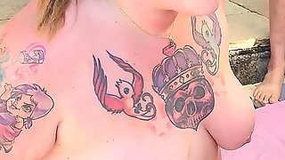 Crazy Gangbang with Anal and Cum: Cameraman on Maureen, Her Stuffed Pussy and Ass, Me in the Background