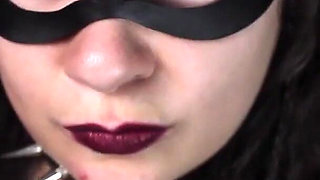Penis-shaped Gag and Pussy Stretching Punishment - Naughty Masochist