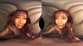 Lustful asian nude girl VR filthy xxx scene
