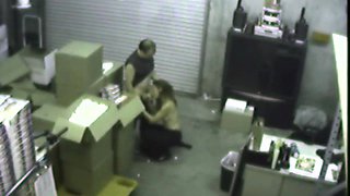 Fucking her Boss at warehouse