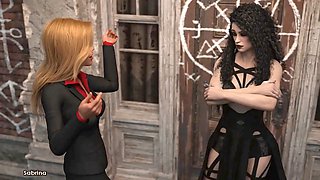 Hot 3D animated cartoon adventure featuring Misskitty2k in summertime saga