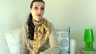 Wear a Silk Scarf and Masturbate in Front of Me, Lady Victoria Valente