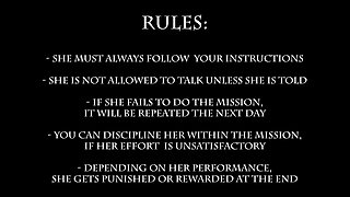 Female Slave Training Day 3/28 - Testing Her Endurance and Fitness with Obstacles