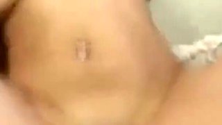 A Blonde Teen with Enormous Milk Cans Gives a Titty Fucking to Her Friends Stepdad