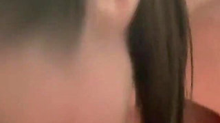 Mature with Big Saggy Boobs Sucking the Cum Out of Dick and Showing Cum in Mouth Before Swallowing