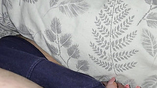 Step mom touches step son big balls like a new job