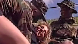 This Italian Slut Sucks and Takes the Cocks of Three Hunters