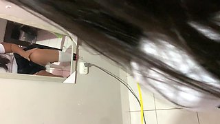 Showing Her Ass and Riding My Cock