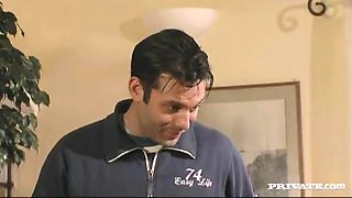 Sorana Is a Smoking Hot Brunette Who Also Likes to Smoke Two Big Dicks - Private Porn Sex Videos