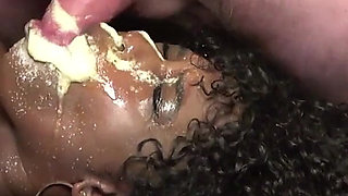 Ebony Naomi Home Creampie Gangbang