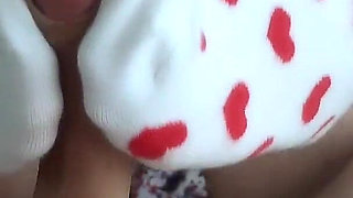 My Cute Socks Are Perfect for Playing with His Dick, Oh Yes!