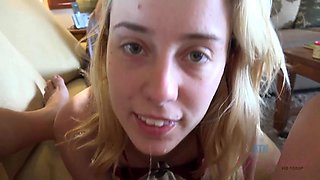 POV - Haley Reed sucks your dick before making a mess with her wet pussy and cumming: Porn