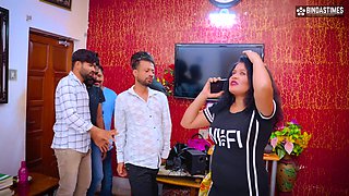 Desi Mallu Horny Bigboobs Bhabhiji Gangbang with 10 Boys