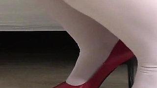 A Creampie of a Mature Nurse Under a Medical Uniform