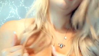 USA sexiest blonde pregnant big boobs beauty webcam show