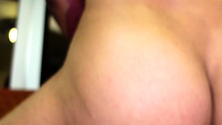 Amateur girlfriend anal double penetration and cum