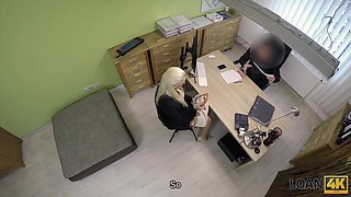 Poor and gorgeous shop assistant has wild sex with stranger
