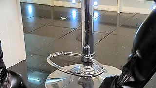 Amateur blondie solo anal masturbation