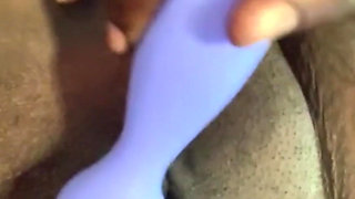 Butt Plug Deep in My Arse Still My Clit Pounding My Pussy with Dildo