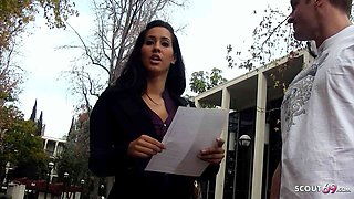 Hispanic Mommy at Pickup Casting Sex