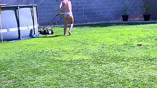 Beautiful amateur blonde barmaid paid sex in public