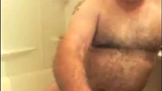 Grandpa jim stroke on webcam