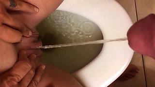 Pissing on my clit