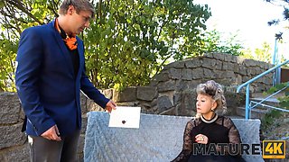 Mature4k. comely nympho over sixty is interested in pecker so she has xxx