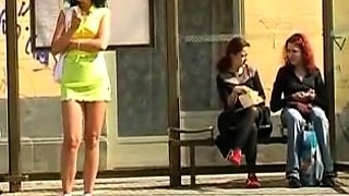 Amateur skater girl outdoor in public fucking for money