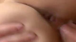 Dusya's Boyfriend oscillates his stem in the kitchen