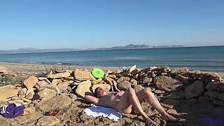 MILF Has Sex on the Beach