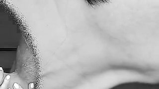 MILF Catwoman Sucks a Big Cock and Swallows the Cum Then Licks It From Her Hands in Double View