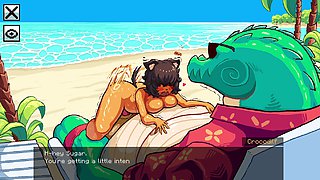 Curly-haired toon babe Indieharem gets banged in wild hentai action