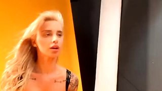 Blonde teen Sierras first erotic masturbation video