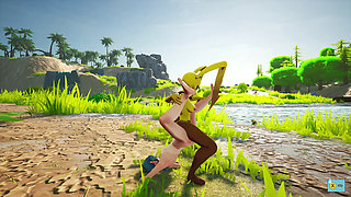 Rabbit Monster Grinding Woman (sapphire Safari V.23)