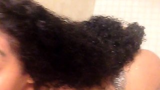 Busty brunette solo masturbation