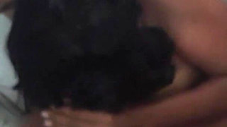 Nude Couple Bathing Whilst Suck Boobs