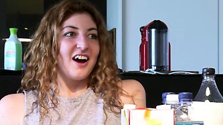 Blonde and brunette having group sex