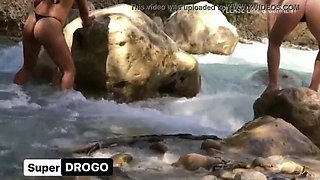 Hot Freckled Lesbians Scissoring in the River - Khalessi 69 & Lyly Doll POV