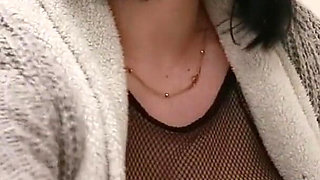 Pregnant MILF Smoking Cigarette