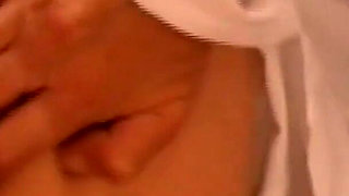 GILF pussy fucking in the toilet