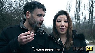 Beautiful dirt with gentle Raul Costa and Layla Scarlett from Hunt4k